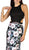 Halter Floral Print Mermaid Evening Dress