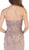 May Queen - MQ1585 Embroidered Sweetheart Sheath Dress With Train In Purple