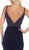 May Queen - MQ1587 Embellished Sweetheart Trumpet Evening Gown In Blue
