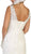 May Queen - MQ1598 Embroidered V-neck Mermaid Dress With Train In White