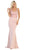 May Queen - MQ1665 Sweetheart Mermaid Evening Gown In Pink