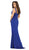 May Queen - MQ1665 Sweetheart Mermaid Evening Gown In Blue