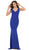 May Queen - MQ1665 Sweetheart Mermaid Evening Gown In Blue