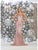 May Queen - MQ1677 Sleeveless Embellished V-neck Trumpet Dress In Pink