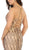 May Queen - MQ-1689 Beaded Plunging Illusion Inset Gown