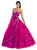 May Queen - Floral Jeweled Sweetheart Formal Ballgown in Pink