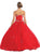Floral Jeweled Sweetheart Formal Ballgown