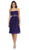 Pleated Sweetheart Bejeweled Waist Cocktail Dress