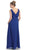 May Queen - Elegant V-neck Ruched Top Empire Bridesmaid Dress