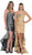 Sweetheart Animal Print High-Low Cocktail Dress