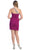 Asymmetrical Crystal Beaded Cross Over Prom Dress