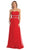 May Queen - Shirred Ornate Sweetheart A-Line Long Prom Dress