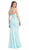 Fashionable Embellished Strapless Ruched Bodice Long Dress