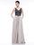 Marsoni By Colors - MV1021 Embroidered V-neck A-line Dress