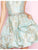 Mac Duggal - 40867N Strapless Sweetheart Cocktail Dress with Gold Tone in Blue and Gold