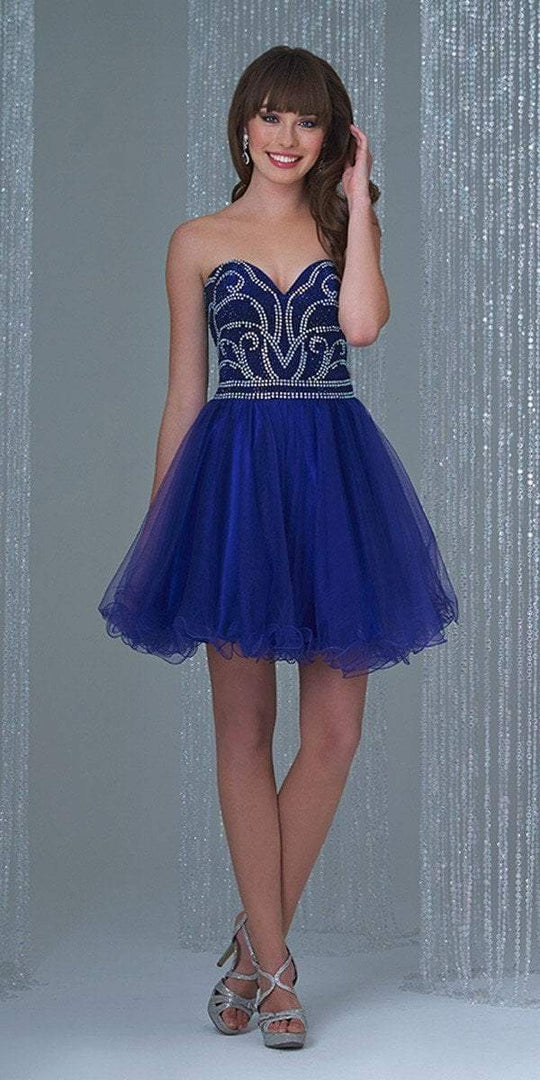 Madison James - 16-305 Dress in Royal