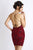 Baccio Couture - Magda Paint Caviar Black Red