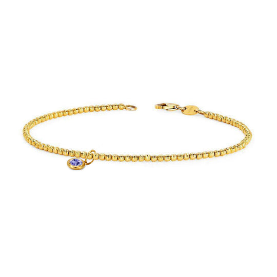 Logan Hollowell - NEW! Gold Magic Bracelet with Tanzanite