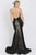 Baccio Couture - Maira Sequin Velvet Black