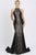 Baccio Couture - Maira Sequin Velvet Black