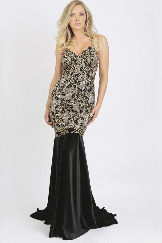 Baccio Couture - Maluz Caviar Velvet in Black