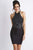 Baccio Couture - Marcella Paint Caviar  In Black