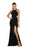 Halter Embellished Cutout Long Prom Gown