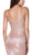 Cinderella Divine - KC889 Lace Appliqued Mermaid Dress In Pink and Gold