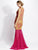 Baccio Couture - Liz Mesh Painted in Pink and Yellow