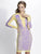 Baccio Couture - Milena Mesh Painted in Yellow and Purple