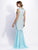 Baccio Couture - Nadit Mesh Painted In Blue