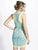 Baccio Couture - Pinar Mesh Painted in Yellow and Blue