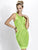 Baccio Couture - Pinar Mesh Painted in Green