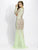 Baccio Couture - Sade Mesh Painted In Green And Brown