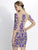 Baccio Couture - Sade Mesh Painted in Neutral and Purple