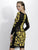 Baccio Couture - Sade Mesh Painted in Black and Yellow Gold