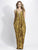 Baccio Couture - Sarina Silk In Gold And Brown