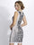 Baccio Couture - Wings Mesh Painted In Black And White
