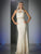Cinderella Divine - 1586 Illusion Faux Two-Piece Lace Gown in White