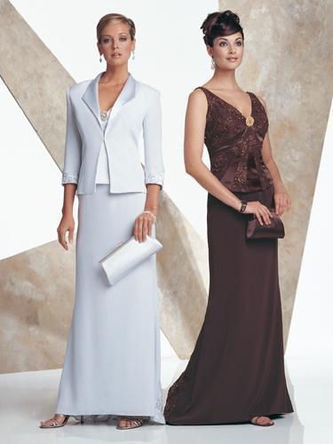 Montage by Mon Cheri - 17942 Two Piece Dress In Cocoa