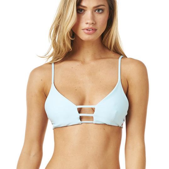 Baby Blue Cage Bralette Bikini Top
