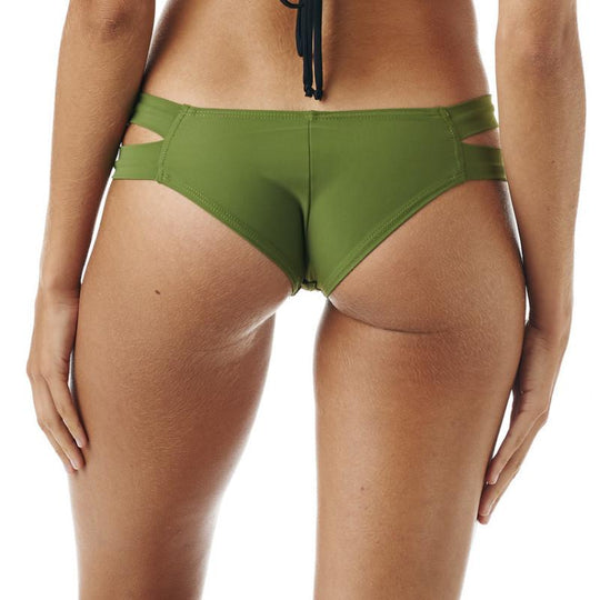 Olive Euro Additional Coverage Bikini Bottom