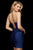 Sherri Hill - 53159 Beaded High Halter Short Dress In Blue