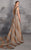 MNM Couture - N0152 Fitted One Shoulder Evening Gown In Gold