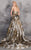 MNM Couture - N0153 Strapless Embroidered Gown with Overskirt In Gold