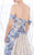 MNM Couture - N0195 Fitted Off-Shoulder Embroidered Gown In Blue