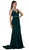Nox Anabel - N160 Plunging V-Neck Strappy Low Cut Gown