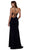 Nox Anabel - N160 Plunging V-Neck Strappy Low Cut Gown