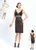 Sue Wong - N4367 V-Neck Mesh Cocktail Dress in Black