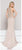 Colors Dress - 1911 Embellished Illusion Halter Sheath Dress In Neutral